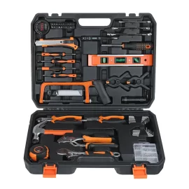 Coupon TOPSHAK TS-CH1 218PCS Tools Kit Screwdriver Bits Saw Wrenches for Household Repair – US Standard