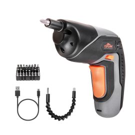 Coupon TOPSHAK TS-ESD1 4V Cordless Electric Screwdriver LED 2000mAh Li-lon Battery Phillips&Flat Head Screwdriver Set Portable Repair Tools W/ 34pcs Accessories