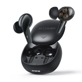 Coupon Triple Dynamic BlitzWolf BW FYE15 TWS bluetooth Earphone HiFi Stereo Bass Low Latency Smart Touch HD Calls Waterproof Sports Headphone Headset