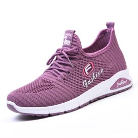 Coupon Women Letter Parttern Fabric Breathable Wearable Sports Casual Sneakers