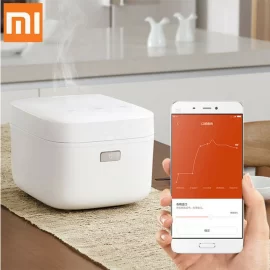Coupon Xiaomi Mijia IH Smart Electric Rice Cooker Alloy Cast Iron IH Heating Pressure Cooker APP Remote Control Home Appliance