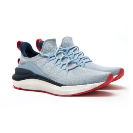 Coupon Xiaomi Mijia Sneakers 4 Machine Washable Ultralight Cloud Elastic PU Midsole 4D Fly Woven Fishbone Lock System Antibacterial Sports Running Shoes Men Sneakers