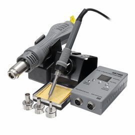 Coupon YAOGONG 8878D 2 In 1 SMD Rework Soldering Station Hot Air Gun Welding Solder Iron Repair Tool