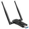 iSigal AC1200 Scheda di rete wireless Gigabit Dual Banda Adattatore WiFi USB staccabile Antenna WiFi ricevitore
