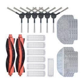 Coupon 23pcs Replacements for Xiaomi Mijia STYTJ02YM MOP PRO Viomi V2 V3 SE Vacuum Cleaner Parts Accessories Main Brushes+2 Side Brushes+6 HEPA Filters+7 Wet Mop Clothes+4 Dry Mop Clothes+4 Non Original