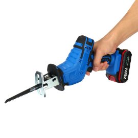 Coupon 288VF Cordless Electric Saw Rechargeable Reciprocating Saw For Wood/Metal/Plastic Cutting Tool W/ None/1pc/2pcs Battery Also for For Worx Battery