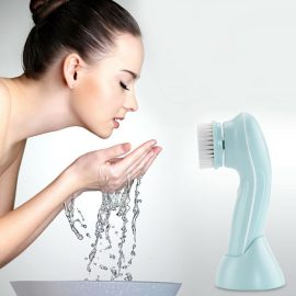 Coupon 4 in 1 Facial Cleansing Brush Waterproof Face Skin Brush Machine Deep Clean, Blackhead Remover, Massager For Skin Care Beauty