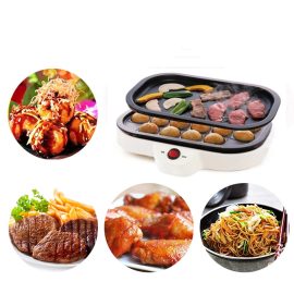 Coupon 800W Electric 20 Hole Takoyaki Grill Pan DIY Meat Ball Maker Cooking Stove AU Plug