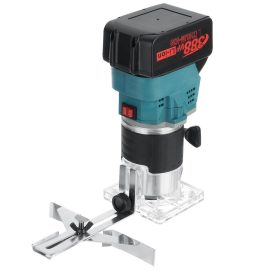 Coupon 850W 388VF Electric Trimmer Woodworking Engraving Slotting Trimming Milling Machine Wood Router for Makita 18V Battery