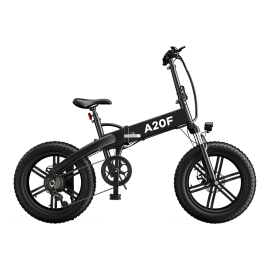 Coupon ADO A20F+ 500W 36V 10.4Ah 20in Snow Tire Electric Bicycle 35km/h Max Speed 70Km Mileage 120Kg Max Load