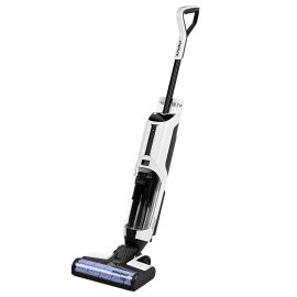 Coupon AlfaBot T36 Cordless Floor Wet Dry Vacuum Cleaner Electric Floor Mop for Hardwood Floor Area Rugs 5000Pa Powerful Suction Lightweight Self Cleaning Voice Assistance 2600mAh Battery Life