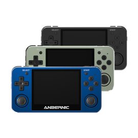Coupon ANBERNIC RG351MP 80GB 7000 Games Retro Handheld Game Console RK3326 1.5GHz Linux System for PSP NDS PS1 N64 MD openbor Game Player Wifi Online Sparring