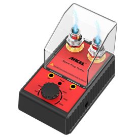 Coupon ANCEL EU/US Plug 100- 240V 6000rpm Car Spark Plug Tester Ignition System Auto Diagnostic Tool Double Hole Analyzer
