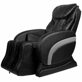 Coupon Artificial Leather Massage Chair Track Massage Chair Recliner Full Body Massage Chair with Adjustable Back and Footrest for Living Room, Office