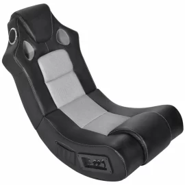 Coupon Artificial Leather Rocking Chair USB Connection Knob Control Chair with 2/3D Digital Music Speaker Headset Connection Function for Living Room