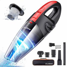 Coupon AUDEW Rechargeable 3500PA Mini Cordless Handheld Car Vacuum Cleaner for Car Home