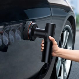 Coupon Baseus New Power Cordless Electric Polisher Portable Car Polishing Machine Adjustable Speed Waxer Auto Waxing Tools