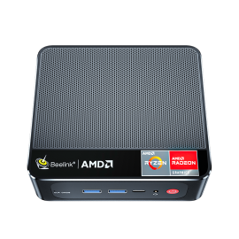 Coupon Beelink SER3 AMD Ryzen™ 7 3750H 4GHz 4C/8T DDR4 8GB RAM 256GB SSD ROM Windows 10 4K UHD Triple Display Mini PC bluetooth 4.0 5G Wifi 1000M LAN Ethernet USB3.0 Type-C Office Gaming PC Computer