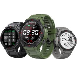 Coupon BlitzWolf® BW-AT2C 400mAh Battery 24h Heart Rate Monitor Blood Pressure Oxygen Measure Wristband Music Playback Custom Watch Faces Sport Style Smart Watch