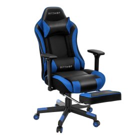 Coupon BlitzWolf® BW-GC5 Gaming Chair Ergonomic Design High Back Gamer Racing Chairs 360°Swivel 4D Adjustable Armrest Thicken Spring Cushion with Footrest for Home Office