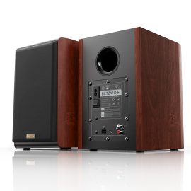 Coupon BlitzWolf® BW-WOO2 Bookshelf Speaker 80W Wooden Home Theater HiFi Bass 2.0 Stereo bluetooth Soundbar For TV Computer Laptop