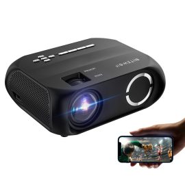 Coupon BlitzWolf®BW-VP11 LCD LED HD Projector 6000 Lumens Beamer 1280×720 Pixels Wireless Phone Same Screen 16.7 Million Colors 3500:1 Contrast Ratio Vertical Keystone Mini Portable Home Theater Outdoor Movie