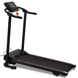 Coupon BOMINFIT Foldable Treadmill 1.5HP 12km/h LED Display 12 Programs Fitness Indoor Trainning Running Machine Max Load 100kg