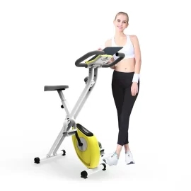 Coupon Bominfit XB1 Indoor Cycling Folding Magnetic Erection Bike Stationary With Tablet Stand Home Fitness Gym Workout Equipment