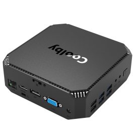 Coupon Coolby ZealBox Intel J4125 Mini PC 8GB DDR4 RAM 256GB SSD WiFi5 RJ45 1000M LAN HDMI DP Trible Screen 4K 60Hz Windows10 Pro Mini Computer