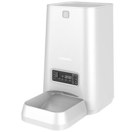 Coupon Dogness 6L Intelligent Pet Feeder Voice Recording Button Control Dog Cat Feeder Anti-food Jammed Design
