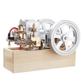 Coupon Eachine ET6 Horizontal Hit and Miss Complete Engine Model STEM Upgrade Gas Engine Toys