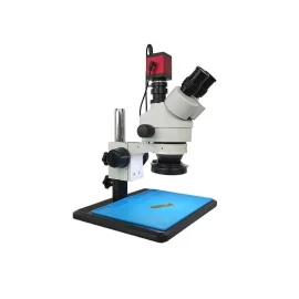 Coupon Efix 0.7-45X 13MP Trinocular Stereo Soldering Microscope Stand Lens Digital Camera for Repair Mobile Phone Tools Kits – Big Workbench