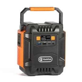 Coupon Flashfish 200W Power Station 110V 220V 48000mAh Portable Solar Generator Battery Power Supply 172Wh Emergency Lighting For Outdoor Camping