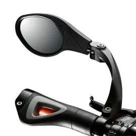 Coupon Folding Bicycle Rear View Mirror 360° Rotate Clear Wide Range Anti-Shake Adjustable Mirror Bike Sight Reflector MIB Road Bike