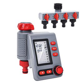 Coupon Garden Watering Timer with Outlet and Water Dispenser