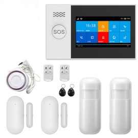 Coupon GauTone PG107 4.3inch Security Alarm WiFi GSM Alarm System for Home Support Tuya APP Call/SMS Remote Contorl