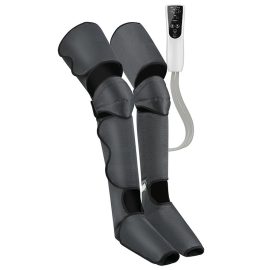 Coupon Household Electric Leg Massager Pneumatic Air Wave Hot Compress Beauty Device Knee Calf Machine Squat Rack