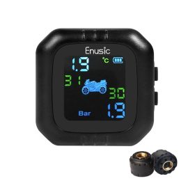 Coupon iMars Enusic™ Waterproof LCD Motorcycle TPMS Tire Pressure Monitor System With 2 External Sensor