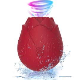 Coupon Intense Frequencies Rose Vibator Clitoral Vibrator Oral Suction Tongue Licking Silicone Sucker Stimulator Sex Toys for Woman