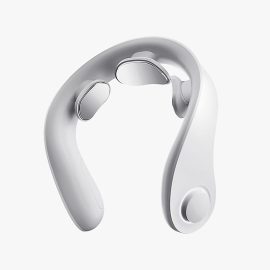 Coupon Jeeback G5 Smart Electric Neck Massager Dual-effect Hot Compress Shoulder Body Pulse Massager Three-head Floating Muscle Massager Therapy Tool