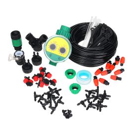 Coupon KING DO WAY Timer Drip Irrigation Kit with Water Pipe and Full Language Manual and Other Accessories
