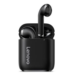 Coupon Lenovo LP2 TWS bluetooth 5.0 Earphone HiFi Stereo Bass AAC HD Audio ENC Noise Cancelling Waterproof Sports Headphone with Mic Type-C Charging