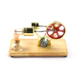 Coupon LL-009 4 Color Stirling Engine Motor Model Electricity Generator Motor Education Experiment Toy