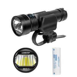 Coupon Lumintop B01 850lm 210m USB Rechargeable Bike Light LED Flashlight with 1Pcs Astrolux® C2150 5000mAh 3C 3.7V 21700 Li-ion Battery