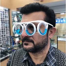 Coupon Men Technology Anti-Motion Sickness Anti-Seasickness Lensless Portable Foldable Glasses Goggles
