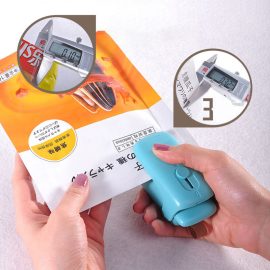 Coupon Mini Portable Vacuum Sealer Sealing Packages Plastic Close Bags and Sachet Vacuum Food Clips