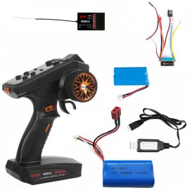 Coupon RBR/C B6 2.4GHz 6CH Radio Transmitter with B6A/B6B RC Receiver 160A ESC Battery Set for ZD JLB RGT RC Car Boat Tank Model