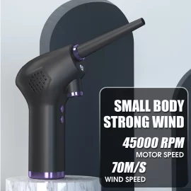 Coupon Rechargeable Cordless Air Duster for Computer & PC Home Car Cleaning 45000RPM 70M/S Cleaner Tools