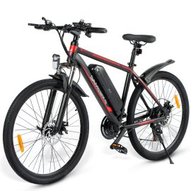 Coupon SAMEBIKE SY26-FT 10Ah 36V 350W 26 Inches Electric Bike 25-35km/h Max Speed 70-80km Mileage Max Load 150kg Dual Dics Brake