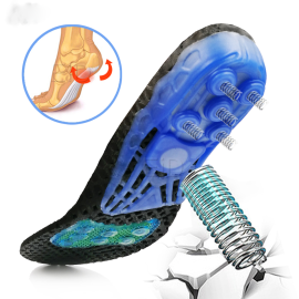Coupon Spring Silicone Orthopedic Arch Support Insoles Inserts Flat Feet Orthotic Shoes Sole Insoles Plantar Fasciitis